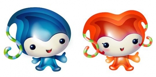 Yeosu Expo's mascot Yeony and Suny_0