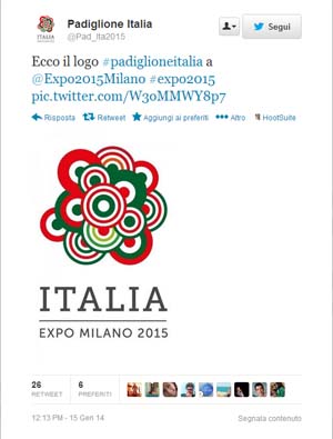 logo Expo 2015 padiglione Italia