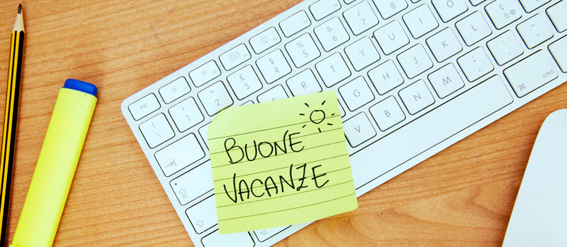 Gestire il blog in vacanza