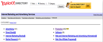 chiude la directory di Yahoo