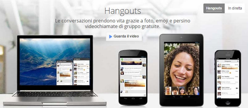 Programmare Google Hangouts