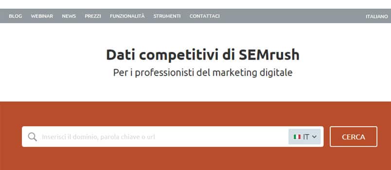 SEMrush come funziona