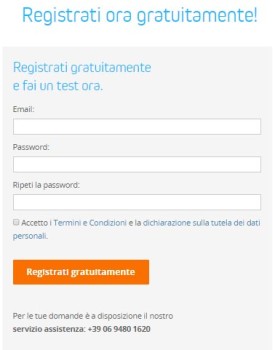 Newsletter2Go registrazione