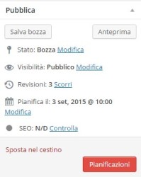 Programmare post su WordPress_pianificazioni