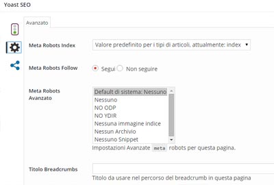 Ottimizzare sito con Plugin WordPress Yoast_avanzato