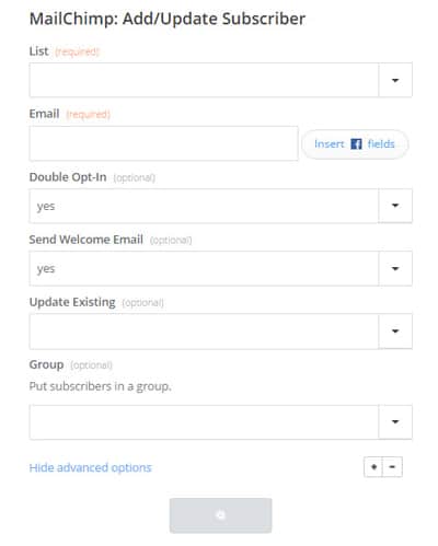 Acquisizione-di-contatti-con-Facebook-e-MailChimp_impostazioni
