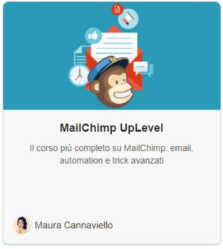 Mailchimp corso online completo e aggiornato