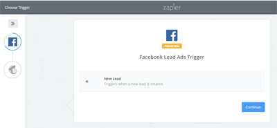 Zapier Facebook Ads Lead e MailChimp1