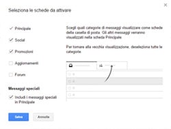 tab promozione gmail