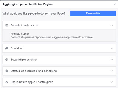 Tab page Facebook_call to action
