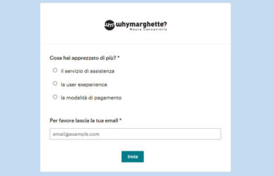 Mailchimp survey come creare