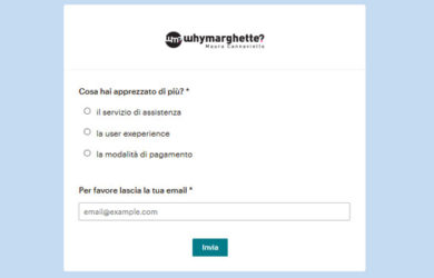 Mailchimp survey come creare