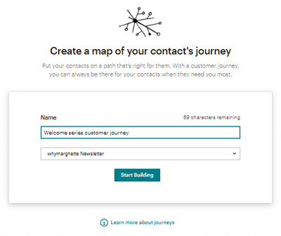 Mailchimp customer journey